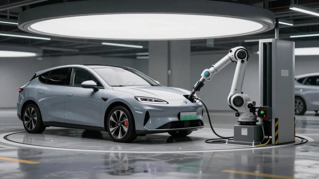 This California Garage Parks And Charges Your EV Automatically