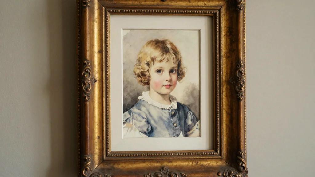 A Pair of Watercolor Portraits by Ernesto Levorati