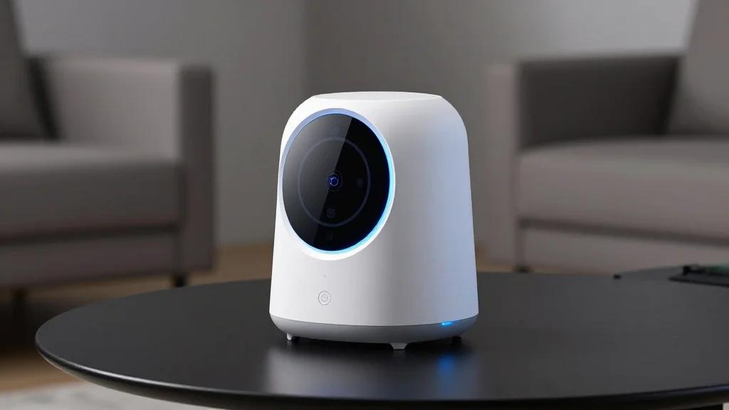 Samsung Unveils Project Luna Robot with Swiveling Circular Screen at Milan Design Week