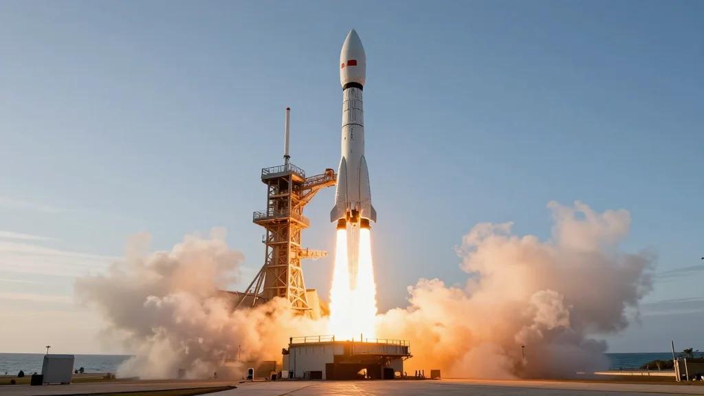 China Resumes Launches with CZ‑8A, Nine LEO Satellites