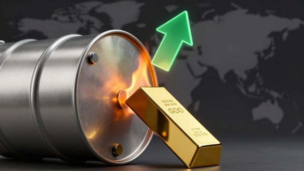 Oil Surges, Gold Slides as Dollar Rallies