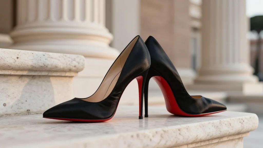 Zendaya Breaks From Bridal Whites With Black So Kate Pumps in Rome