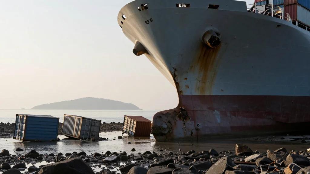 Iran's Own Strikes Leave Shipwreck on Its Coast