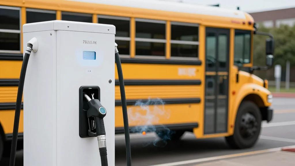 Trump’s Criminal Regime Goes After Electric School Bus Money