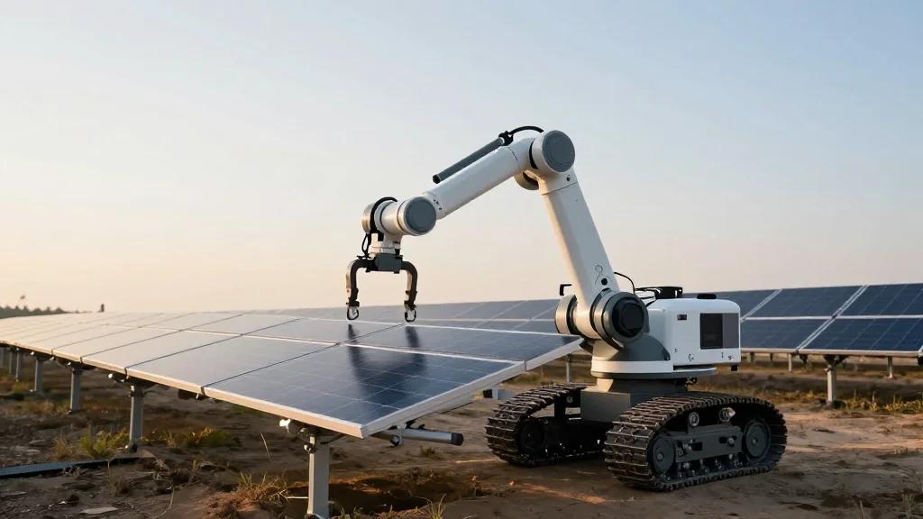 Robots Install 100 MW Solar, Automation Accelerates Renewable Build