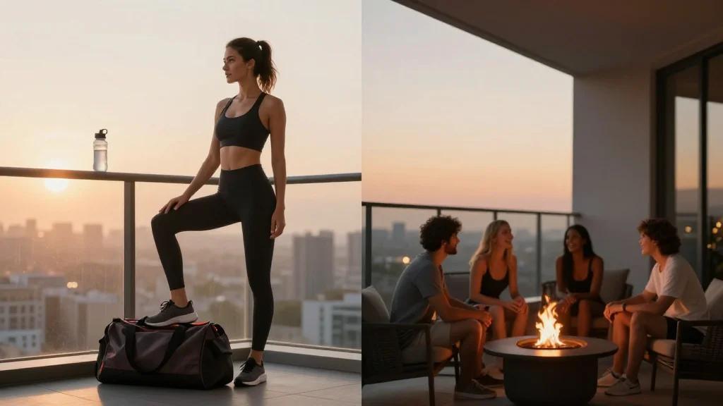 A Balanced Daily Rhythm: Sleep, Focus, Exercise, Social