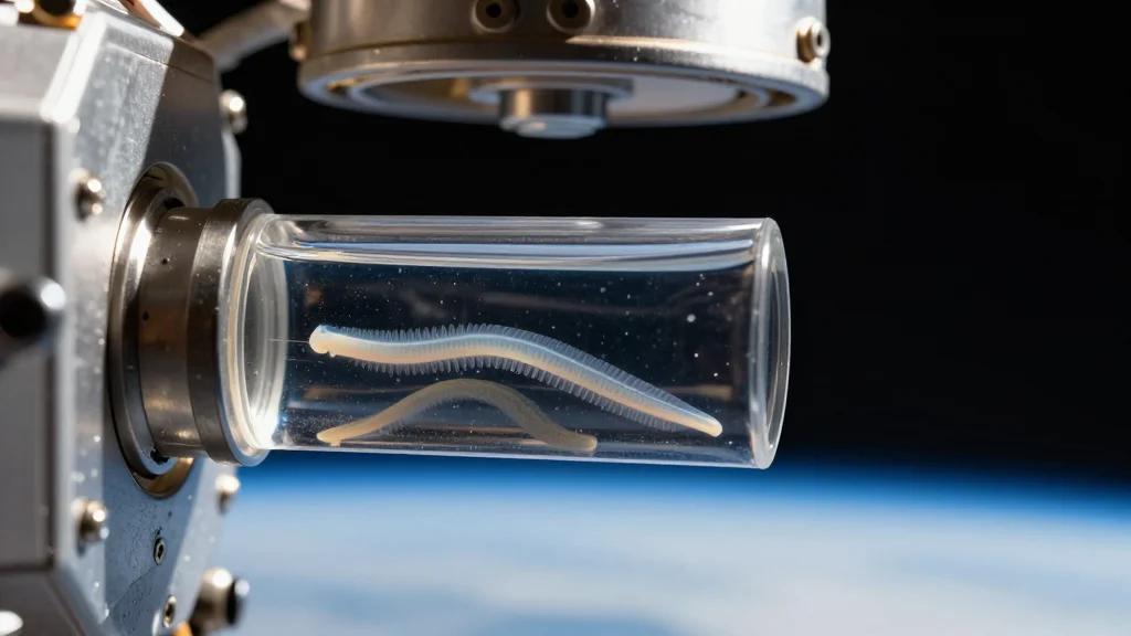 Regarding Those Worms Outside The ISS