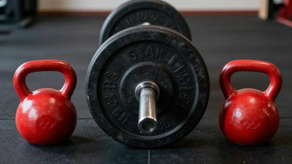 Double Kettlebell Clean and Press and Deadlifts