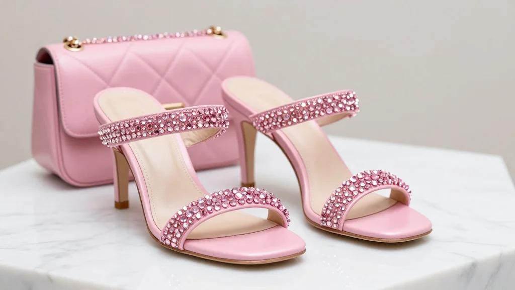 Vivica A. Fox Brings Back Her Geometric Pedicure With Pink Crystal Kurt Geiger Heels at Tina Knowles’ Mother’s Day Luncheon