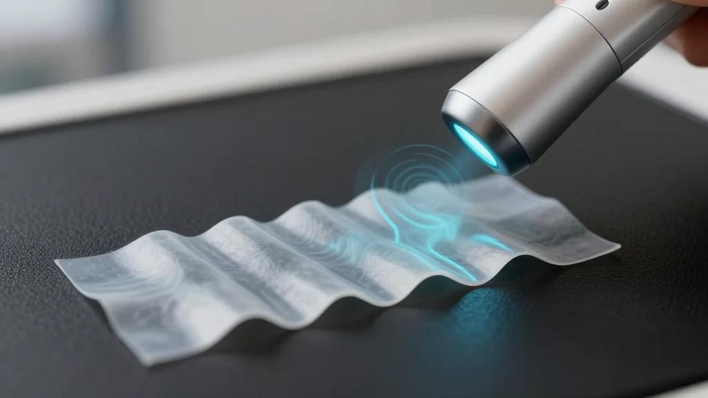 Wavy Membrane Triples Output of Ultrasound-Powered Implant Nanogenerators