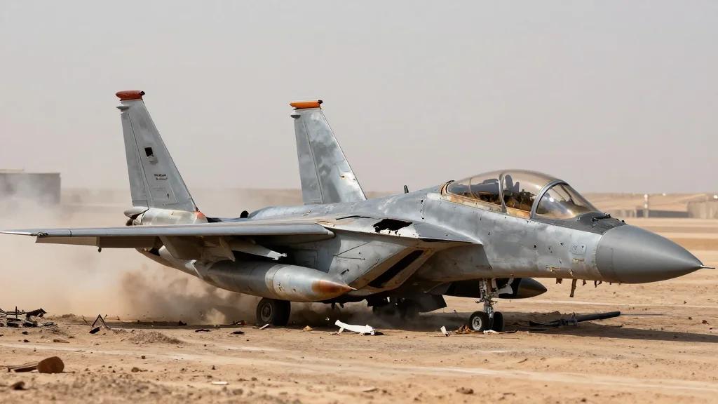 F-15E Wreckage Photos Surface Amid Iran's Shoot‑down Claim