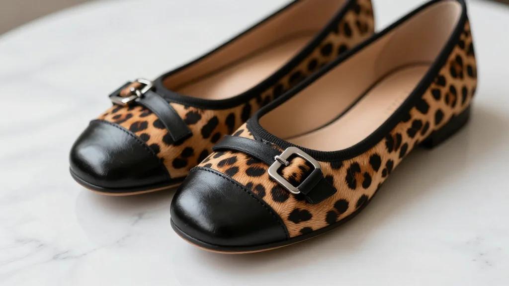 Lori Harvey Gives the Ballet Flat Trend an Animal Print Twist in Alaïa