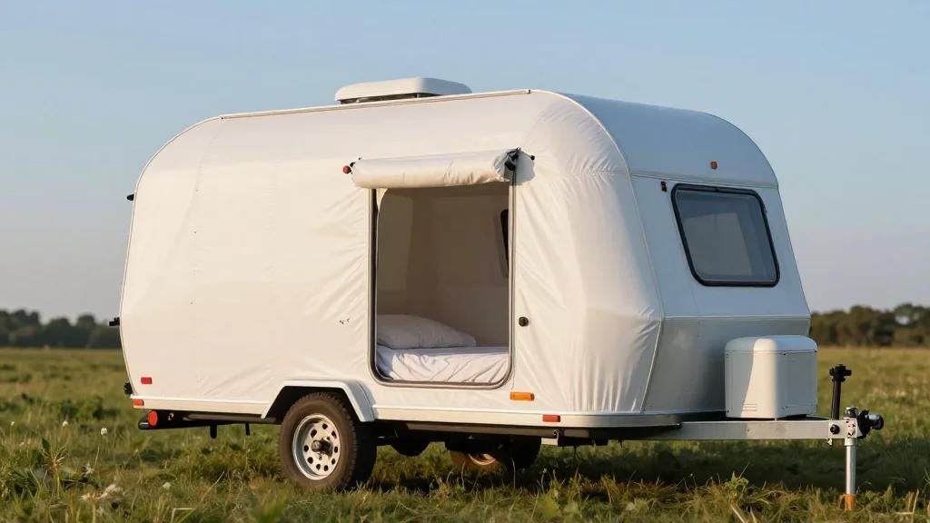 Radically Modular Inflatable Tent Grows Wheels and Redefines 'Towing'