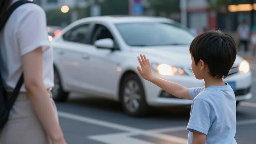 Kid's Hand Signal: The Force Protecting Us