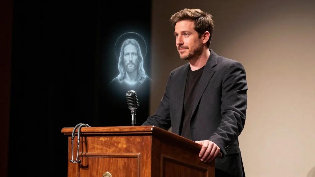 Jon Stewart Slams Trump for Claiming Jesus Photo Is Him as a Doctor: ‘We Expect Better Lies, Sir’