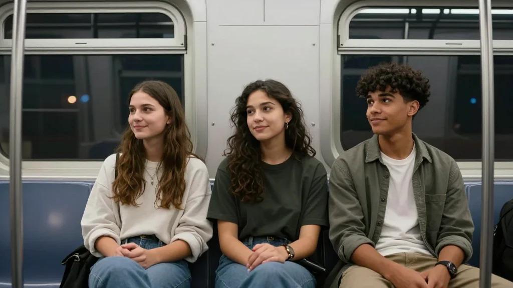 NYC Teens Ride Late Subway Safely, Defying Safety Myths