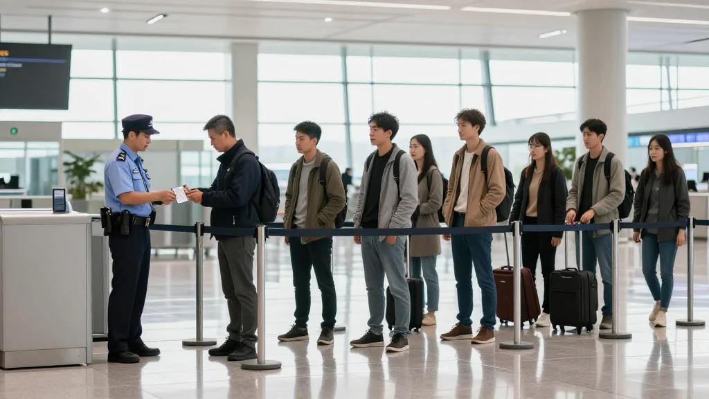 JFK Terminal 1 Lines Begin After Boarding Pass Check