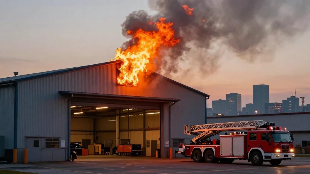 Six Warehouse Fires Reported in Recent Days