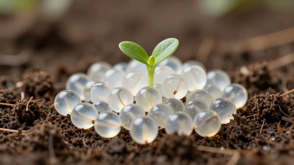 Starch Sachets Release Fertilizer in a Controlled Manner and Can Replace Petroleum-Derived Polymers