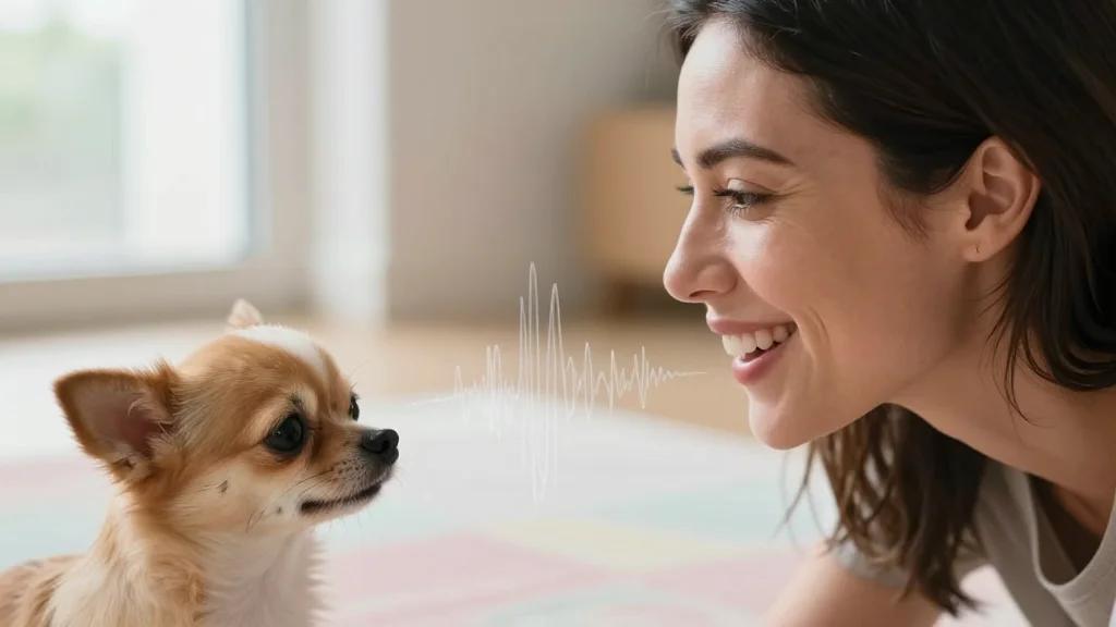 Women Use a Higher-Pitched Voice when Speaking to Unfamiliar Dogs