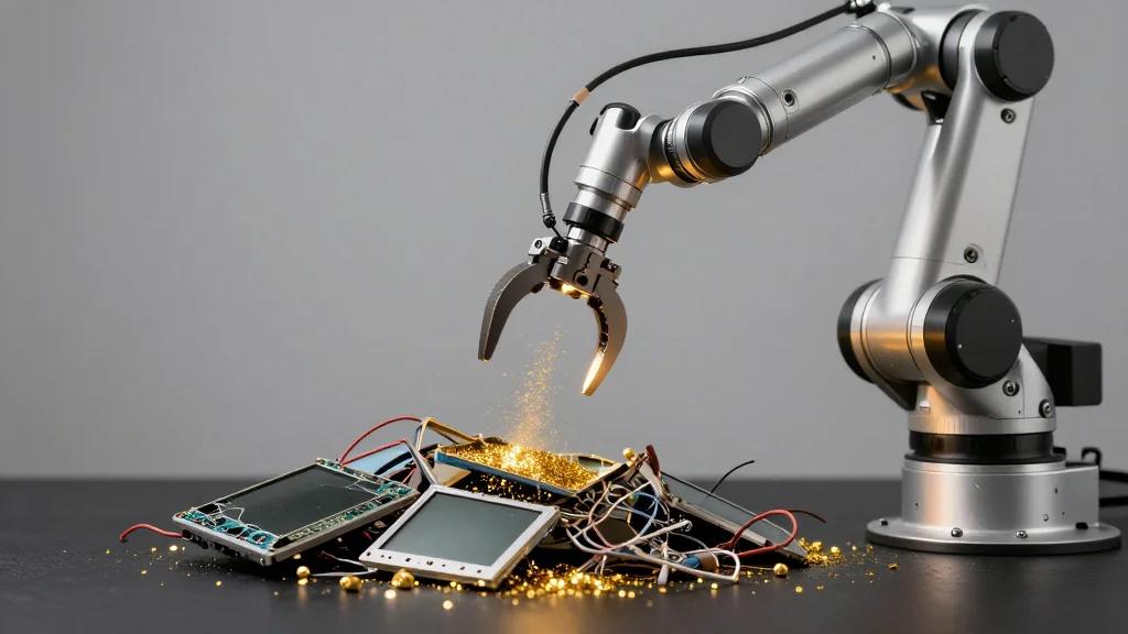 Robots Become Modern Miners, Extracting Gold From E-Waste