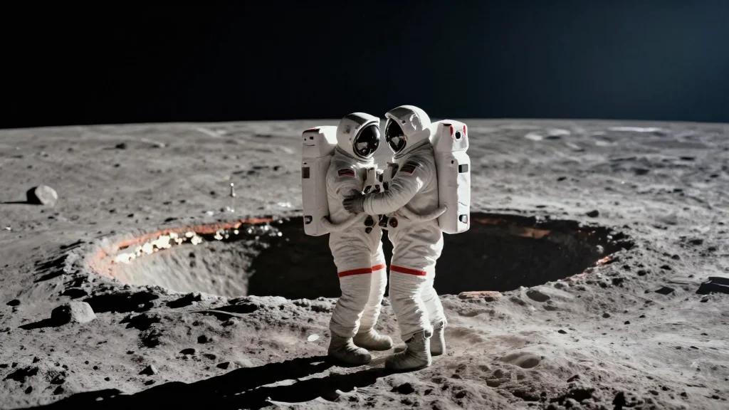 Crew’s Heartfelt Tribute Names Crater After Astronaut’s Wife