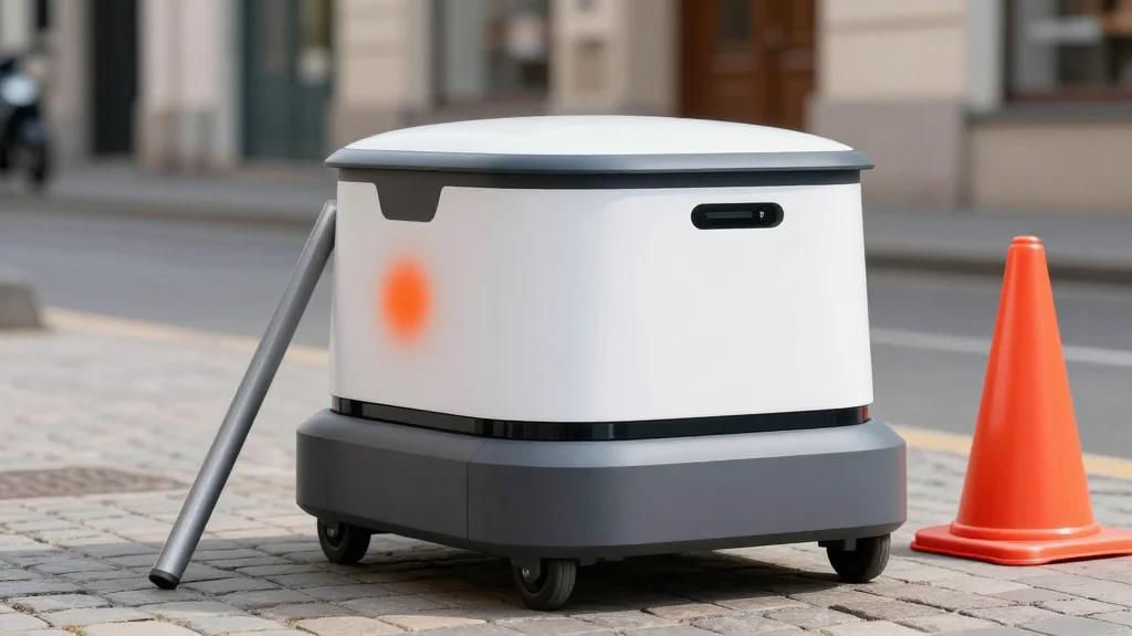 Uber Delivery Robots Defaced In Sheffield