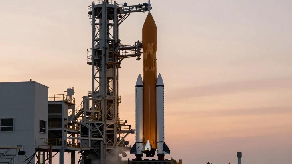 Falcon 9 Lifts Off with Echostar XXV Satellite