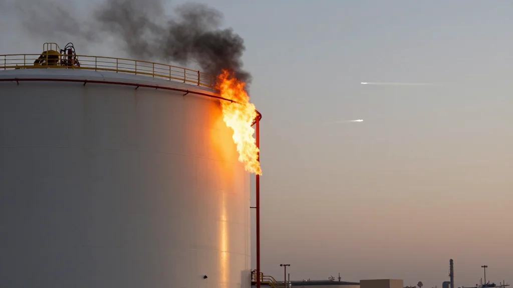 Iran's Second Attack Sparks Fire at Qatar's LNG Hub