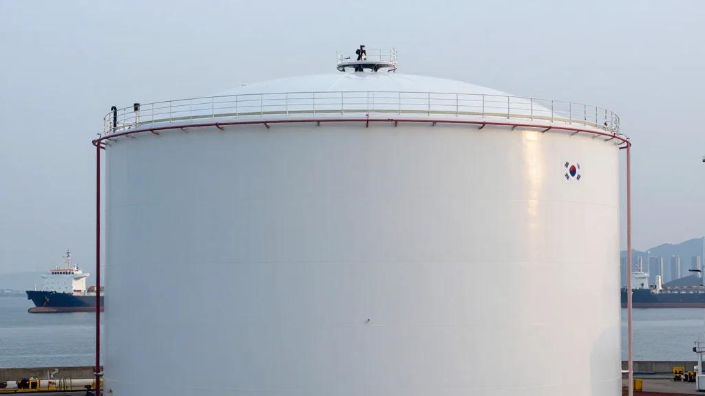 South Korea's LNG Reserves Hover at Critical Nine‑day Minimum