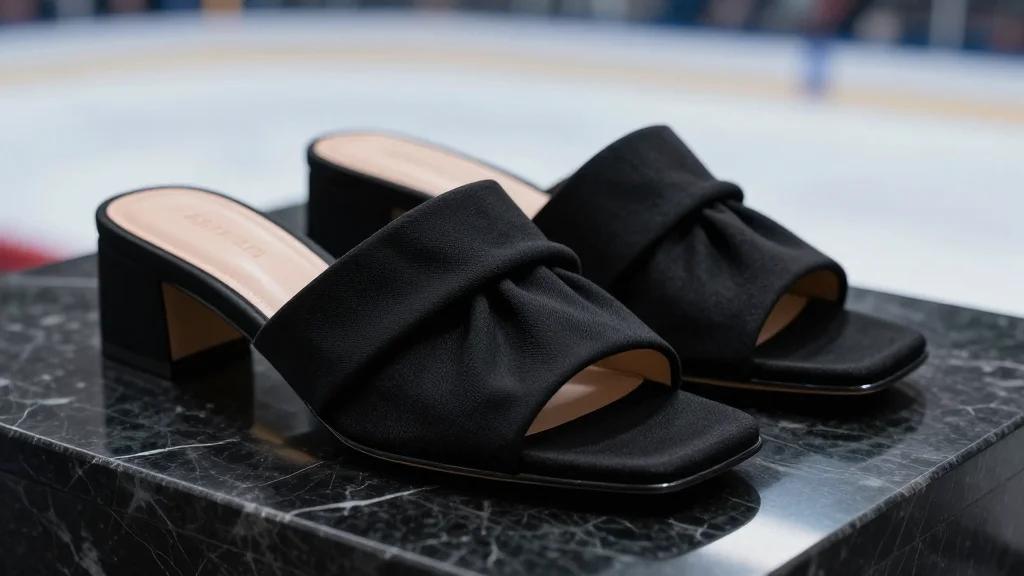 Tara Lipinski Mixes Crisp Pleats and Soft Leather in Givenchy Bow Mules at the ‘Devil Wears Prada 2’ Premiere