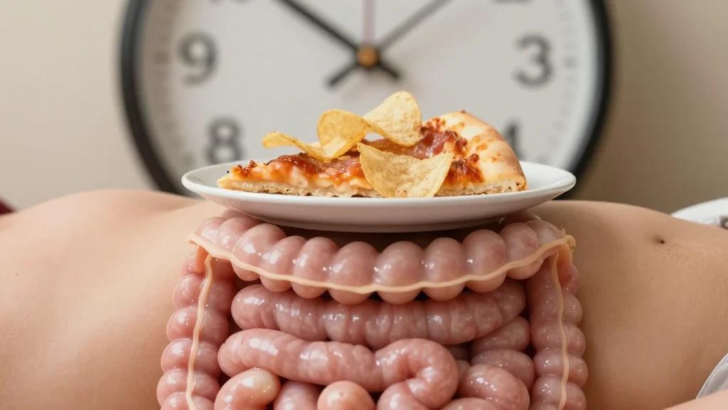 Late-Night Eating Boosts Gut Problems in Stressed Americans, Study Finds