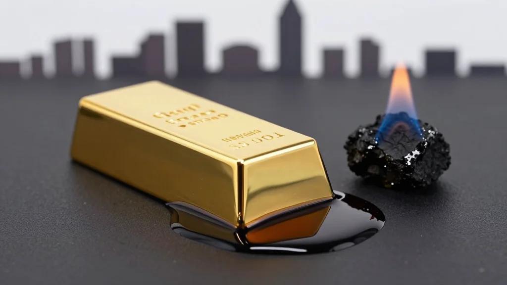 Investors Swap Gold for Oil Amid Conflict