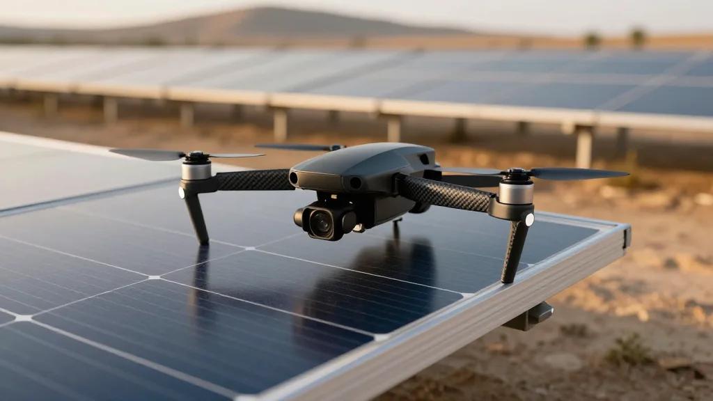 Autonomous Inspection of Photovoltaic Panels