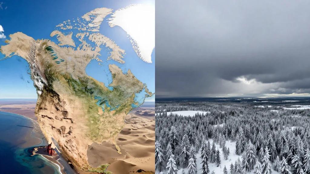 Heat Dome and High Pressure Boost Southern US Solar as Polar Vortex Clouds the North