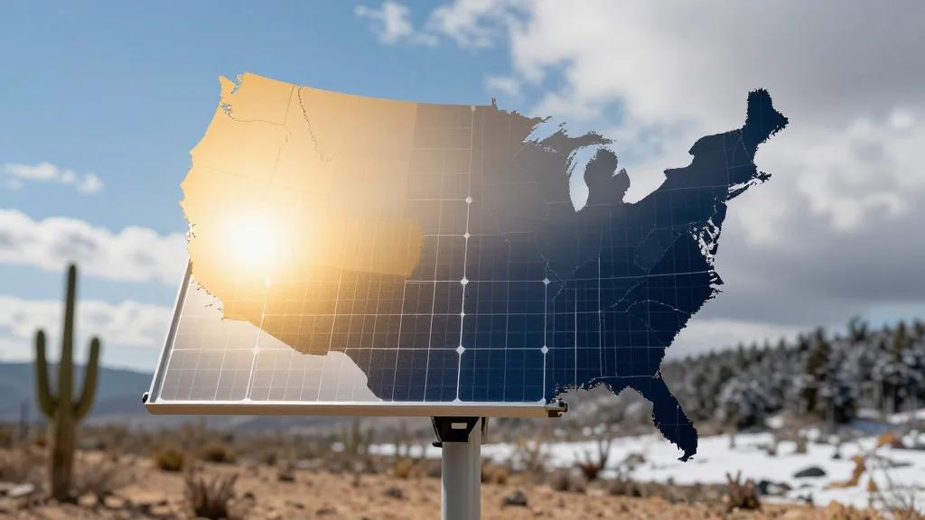 Heat Dome and High Pressure Boost Southern U.S. Solar as Polar Vortex Clouds the North