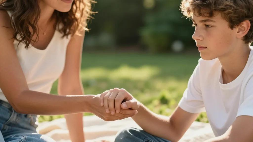 Address Teens' Feelings, Behavior Changes Naturally