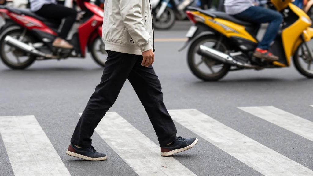 Crossing Roads in Vietnam As a Pedestrian