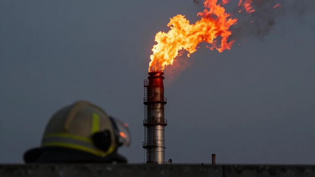 Fire After Ukrainian Attack at Russia's Tuapse Refinery Hits Air Quality