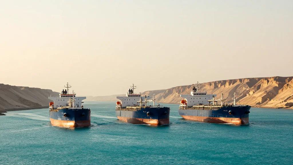 Three Supertankers Mark Record Oil Transit Day