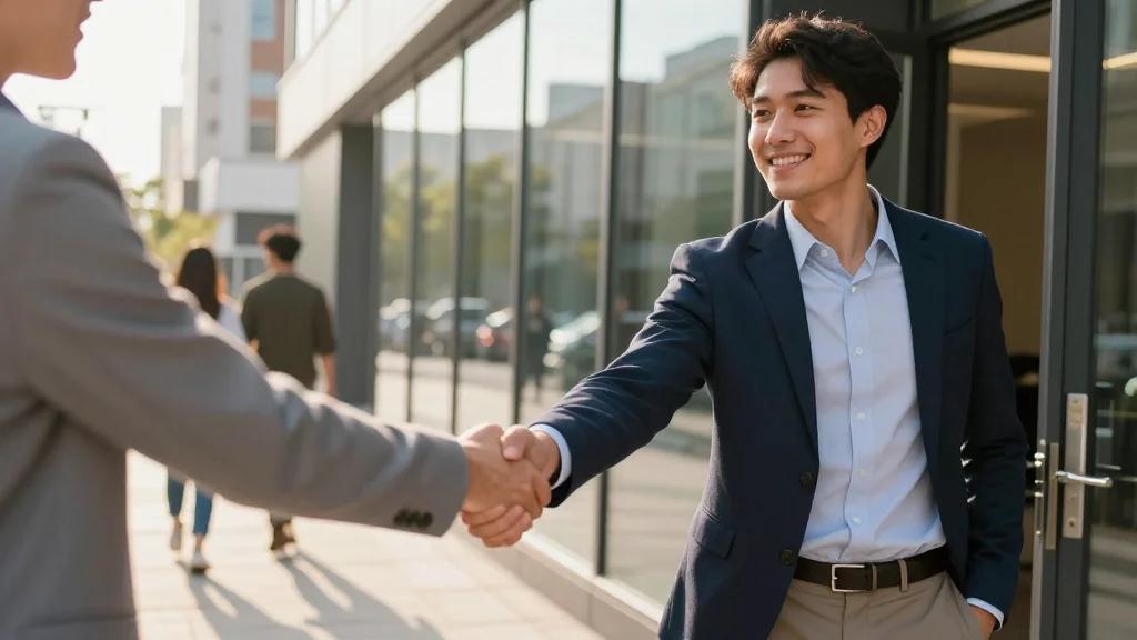 Luck Happens When You Show Up and Connect