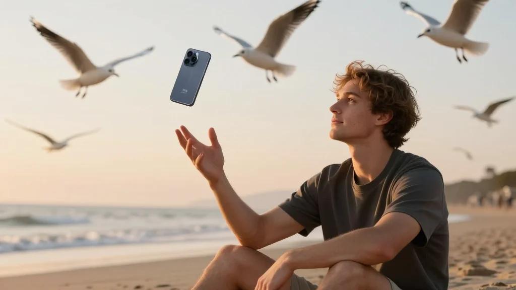 Unplugging Boosts Mental Health, Embracing Sea and Birds