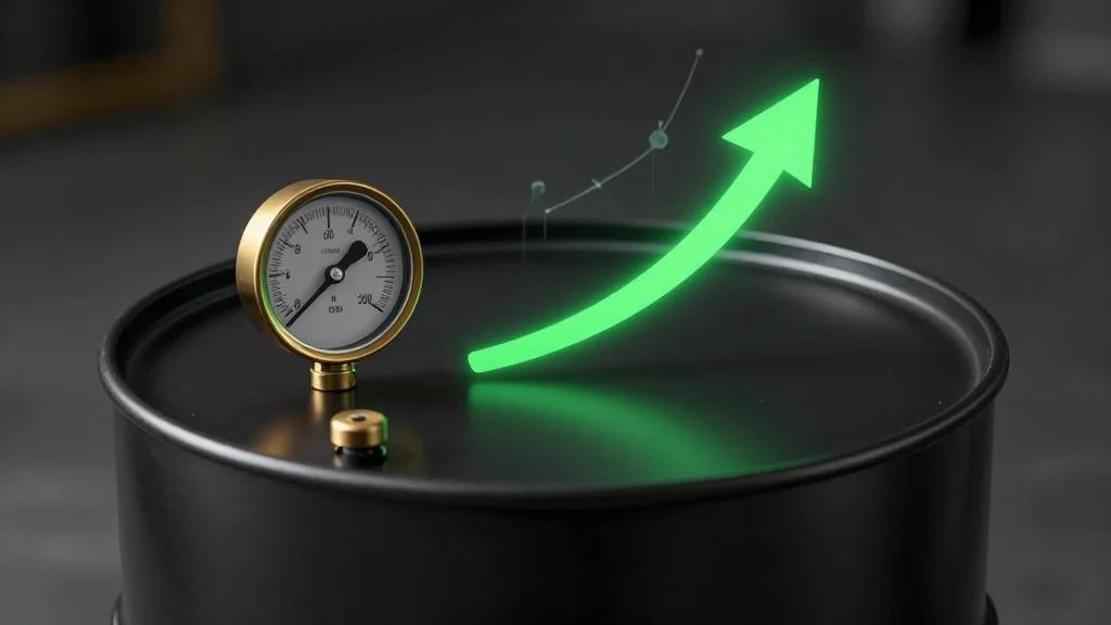 Crude Jumps 11%, ES_F Barely