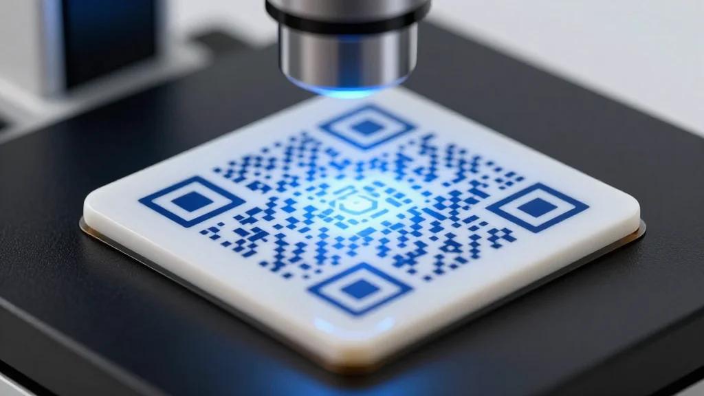 World's Smallest QR Code Is Tinier than Most Bacteria, Etched Into Ceramic Film