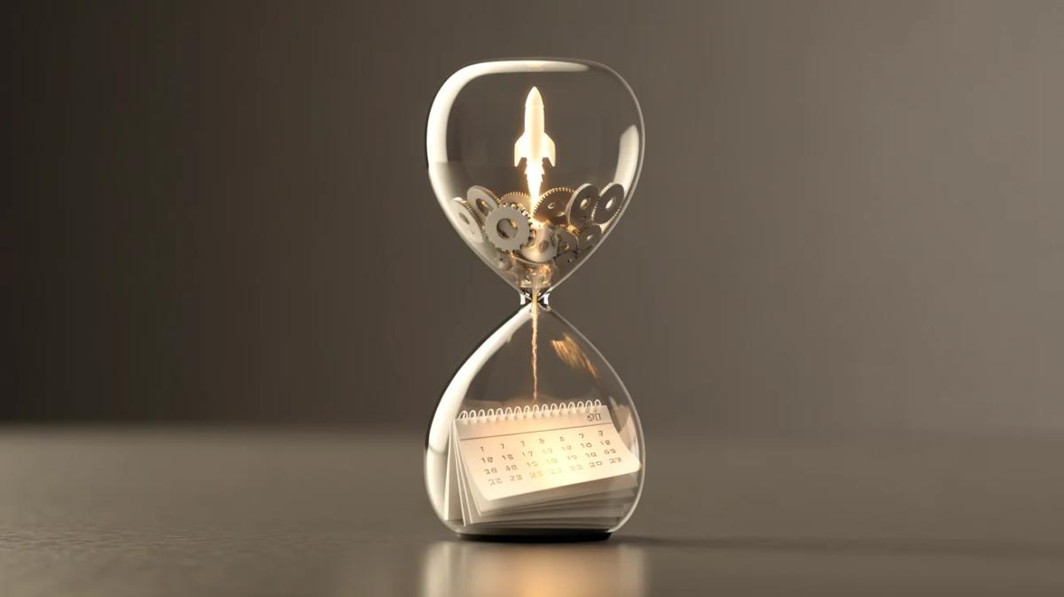 Growth Depends on Uncontrollable Calendar Time, Not Just Action