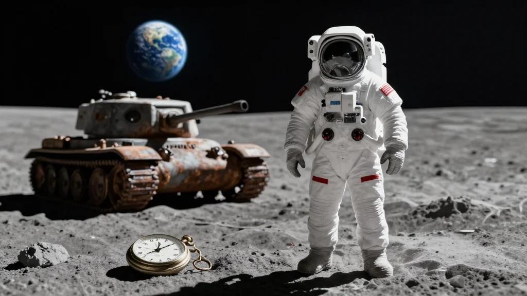 Moon Mission and War Collide: History Repeats
