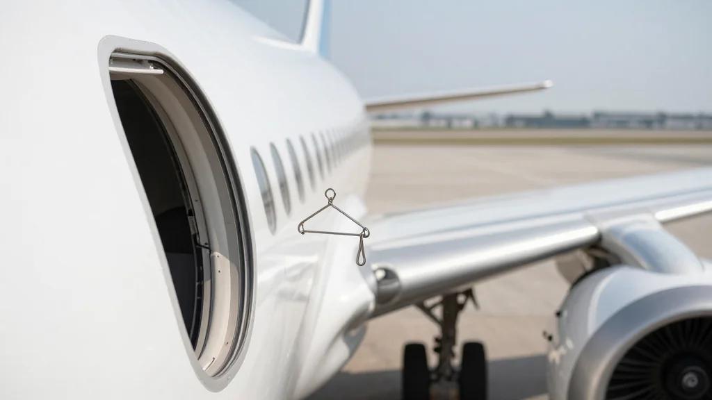 Coat Hanger in Cockpit Forces United Jet Swap