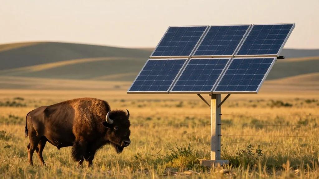 Northern Cheyenne Tribe Powers Buffalo Ranch with Solar