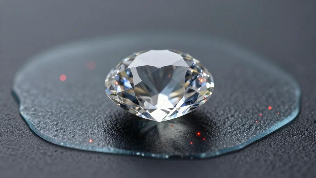 Diamond Surfaces Are Covered in Thin, Ice-Like Water Layers