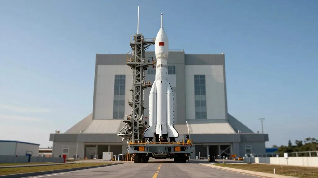 Mobile Launcher Returns to VAB for Artemis III Prep